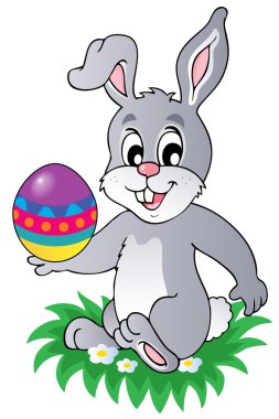 Easter bunny theme image 1 clipart