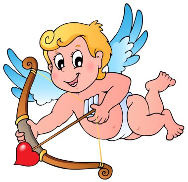 Valentine Cupid theme 1 clipart