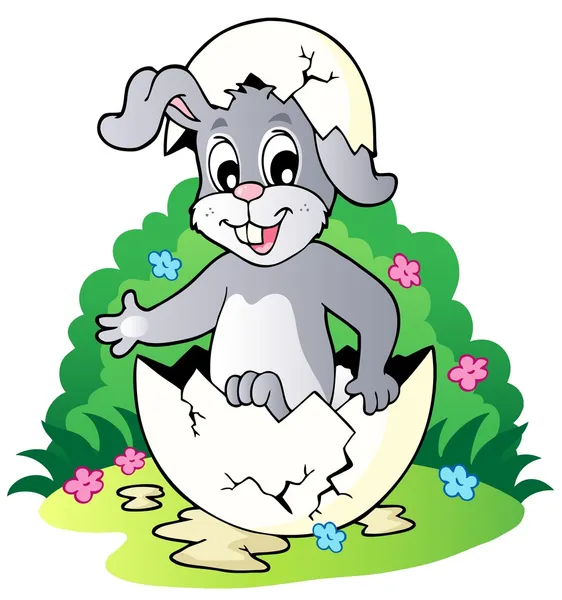 Easter bunny thema afbeelding 2 — Stockvector