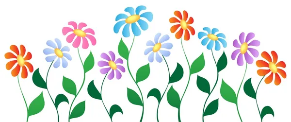 Fleur thème image 3 — Image vectorielle