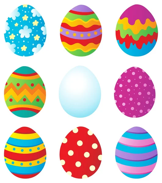 Recogida de huevos de Pascua 1 — Vector de stock