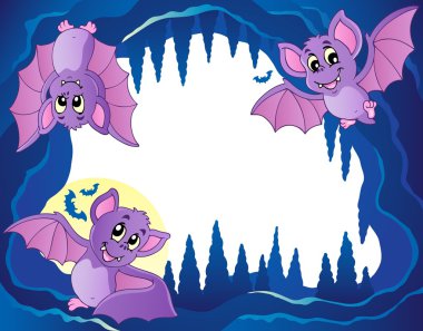 Bats theme image 3 clipart