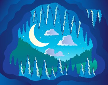 Cave theme image 3 clipart