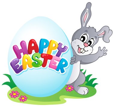 Happy Easter sign theme image 4 clipart