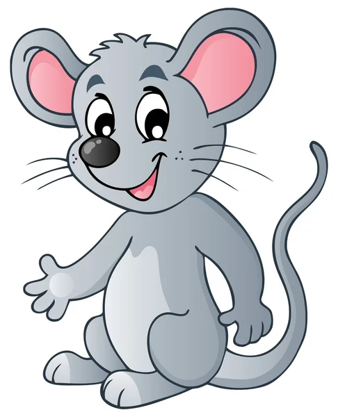Cute cartoon mouse — Stock Vector