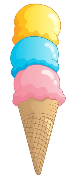 Dondurma Tema Resim 2 — Stok Vektör