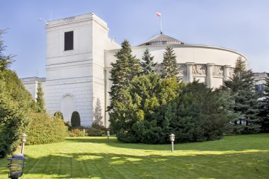 Polish parliament. clipart