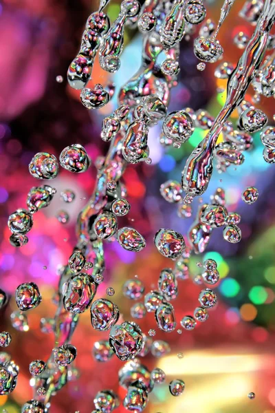 Coloridas gotas de lluvia — Foto de Stock
