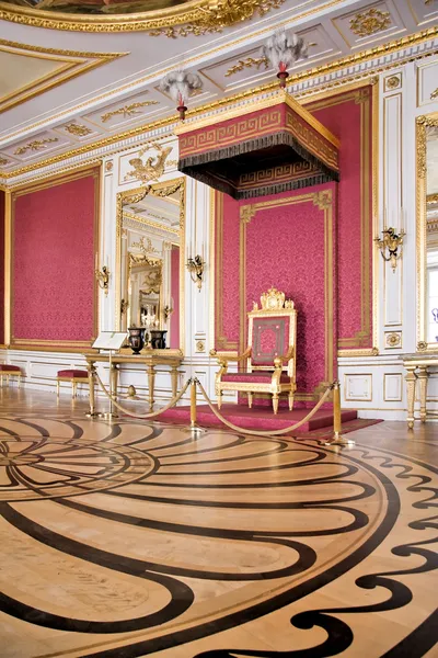 Throne Room in Royal Castle — Stock Photo, Image