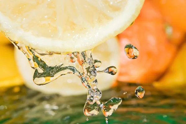 Splash of orange juice. — Stock Photo, Image