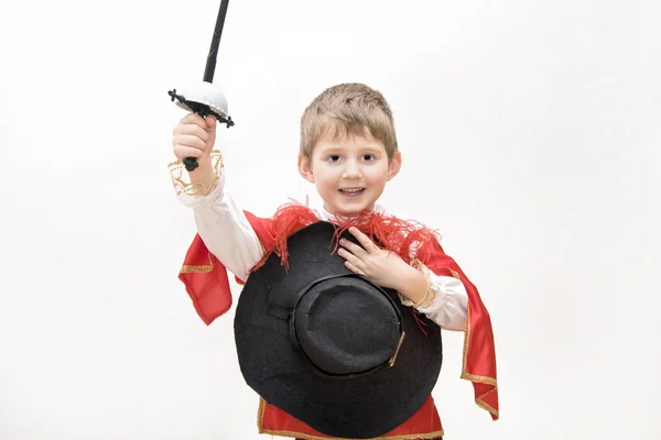 Ragazzo con costume di carnevale — Foto Stock