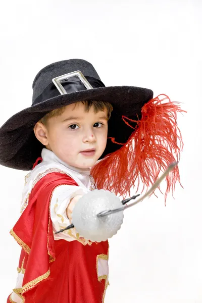 Мальчик в карнавальном костюме — стоковое фото