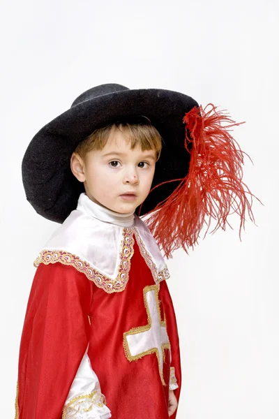 カーニバルの衣装を持つ少年 — ストック写真