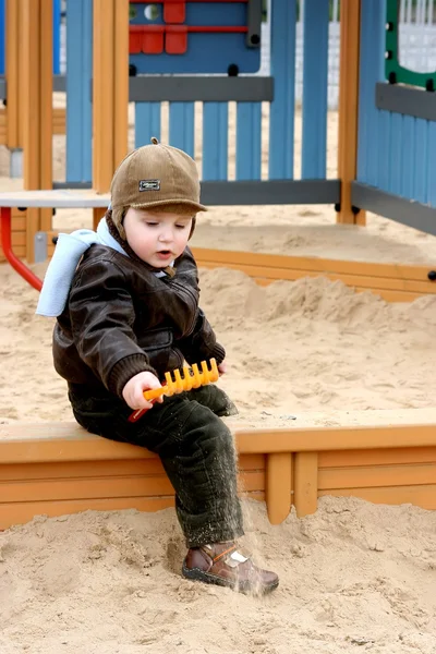 stock image Playing on a playground