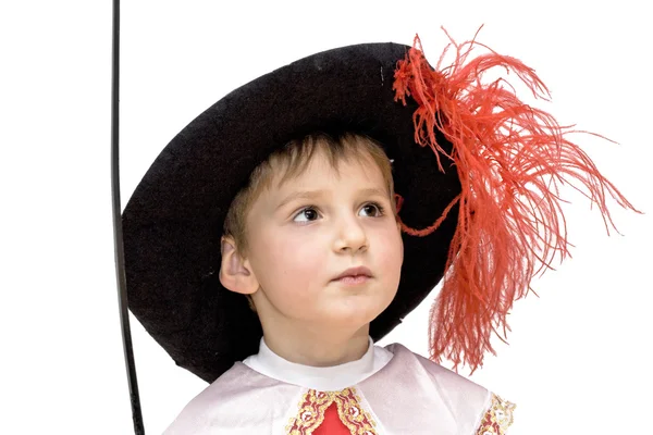Pojke med karneval kostym — Stockfoto