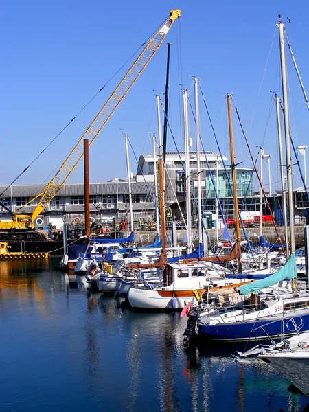 Порт в Плимуте . — стоковое фото