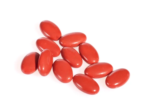 Rode pillen — Stockfoto