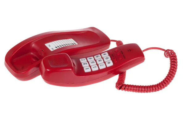 Teléfono rojo — Foto de Stock
