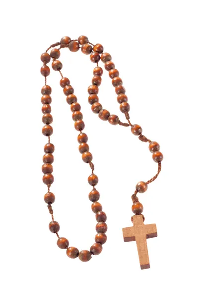 stock image Wooden rosary beads
