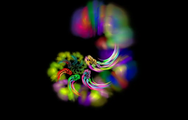 Abstract magic hurricane, mystic color diversity — Stock Photo, Image