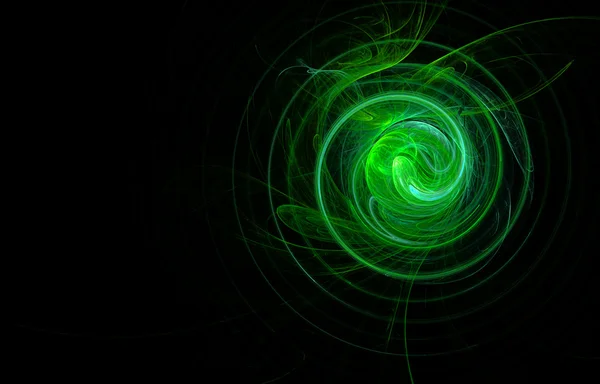Galaxia verde abstracta — Foto de Stock
