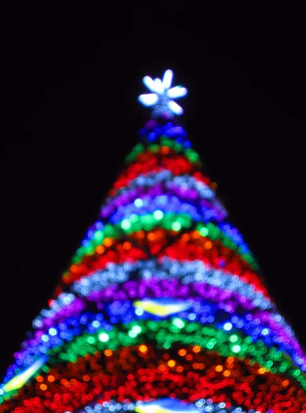 Árvore de triângulo de Natal abstrato, feliz ano novo — Fotografia de Stock