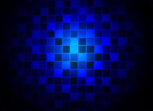 Abstract blue light over square wall. — Stock Photo, Image
