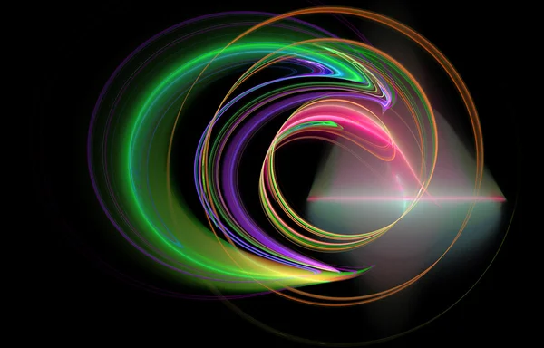 抽象的な虹図ヒープ、虹の多様性. — ストック写真
