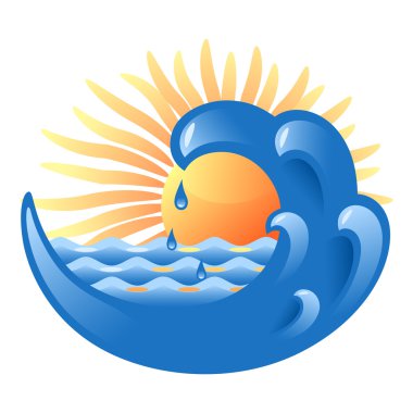 Sun and Sea clipart