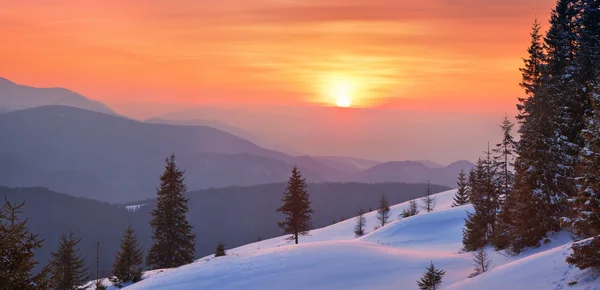 Paesaggio invernale — Foto Stock