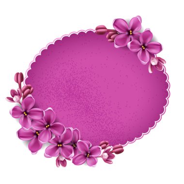 Floral background for design clipart
