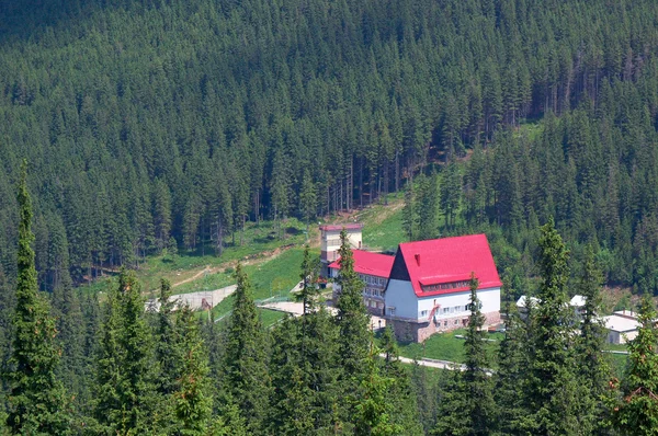 Stock image Tourist haven in the mountains