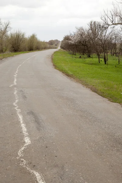 Real old Ukrainian roads — Stock Photo, Image