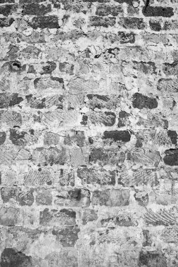 Brick wall in black color. clipart