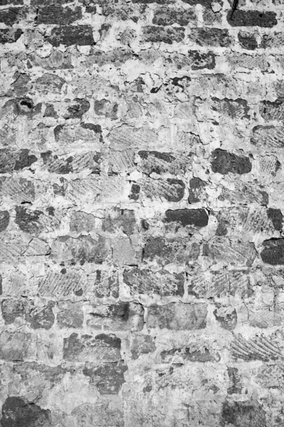Τοίχο από τούβλα σε μαύρο χρώμα. — Φωτογραφία Αρχείου