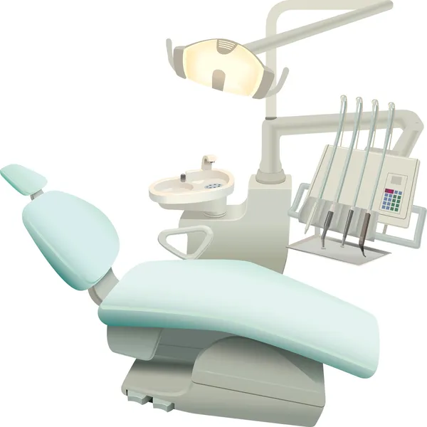 Le attrezzature di chirurgia dentale — Vettoriale Stock