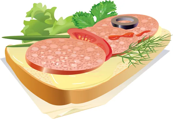 "sandwich" Illustration De Stock
