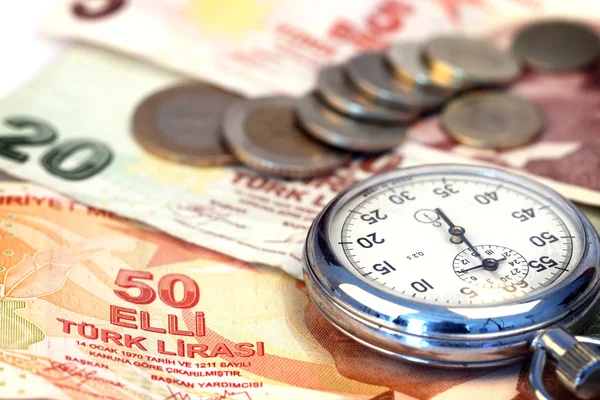 Tijd en geld concept — Stockfoto