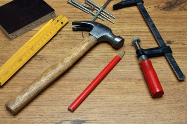 Carpenter's tools clipart