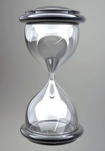Närbild av timglas i varmt — Stockfoto
