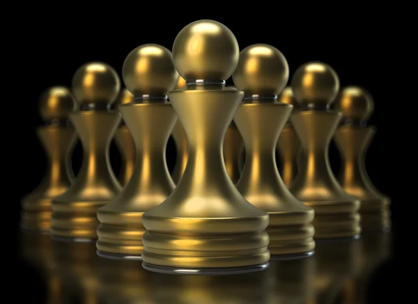 Абстрактный фон игры в шахматы 3d — стоковое фото