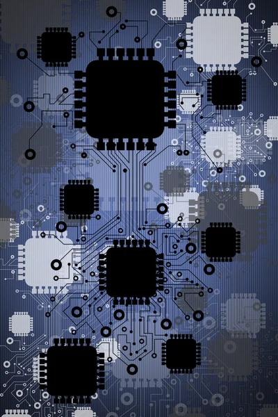 Circuit board background. high resolution 3d digitally generated image. — Stock Photo, Image