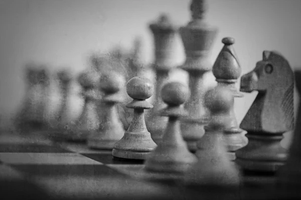 stock image Chess game abstract background