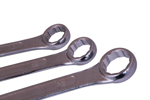 Chrome spanners — Stock Photo, Image