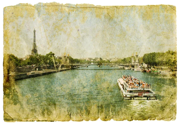 Fransa-retro tarzı resim — Stok fotoğraf