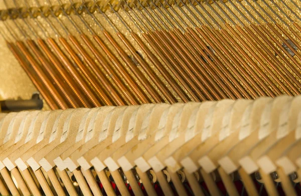 Klavír uvnitř — Stock fotografie