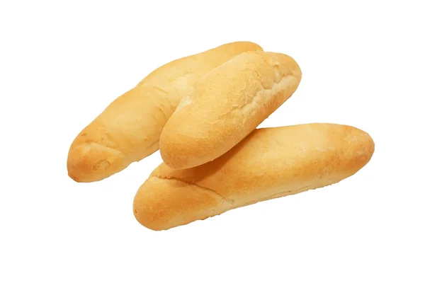Pão de trigo em uma caixa de pão — Fotografia de Stock
