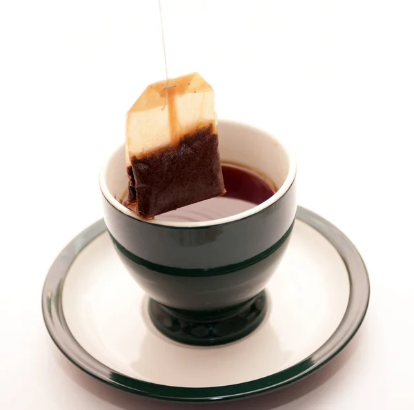 Insistente di una bustina di tè — Foto Stock