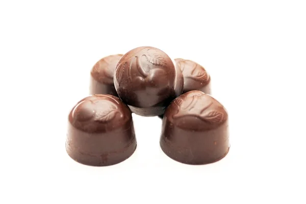 Cioccolatini con un ripieno di ciliegie — Foto Stock