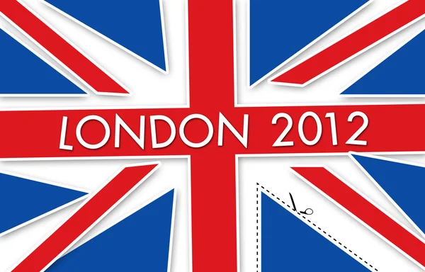 Bandiera Londra 2012 — Foto Stock